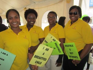 Yellow Shirts Breastfeeding Supporters (1)